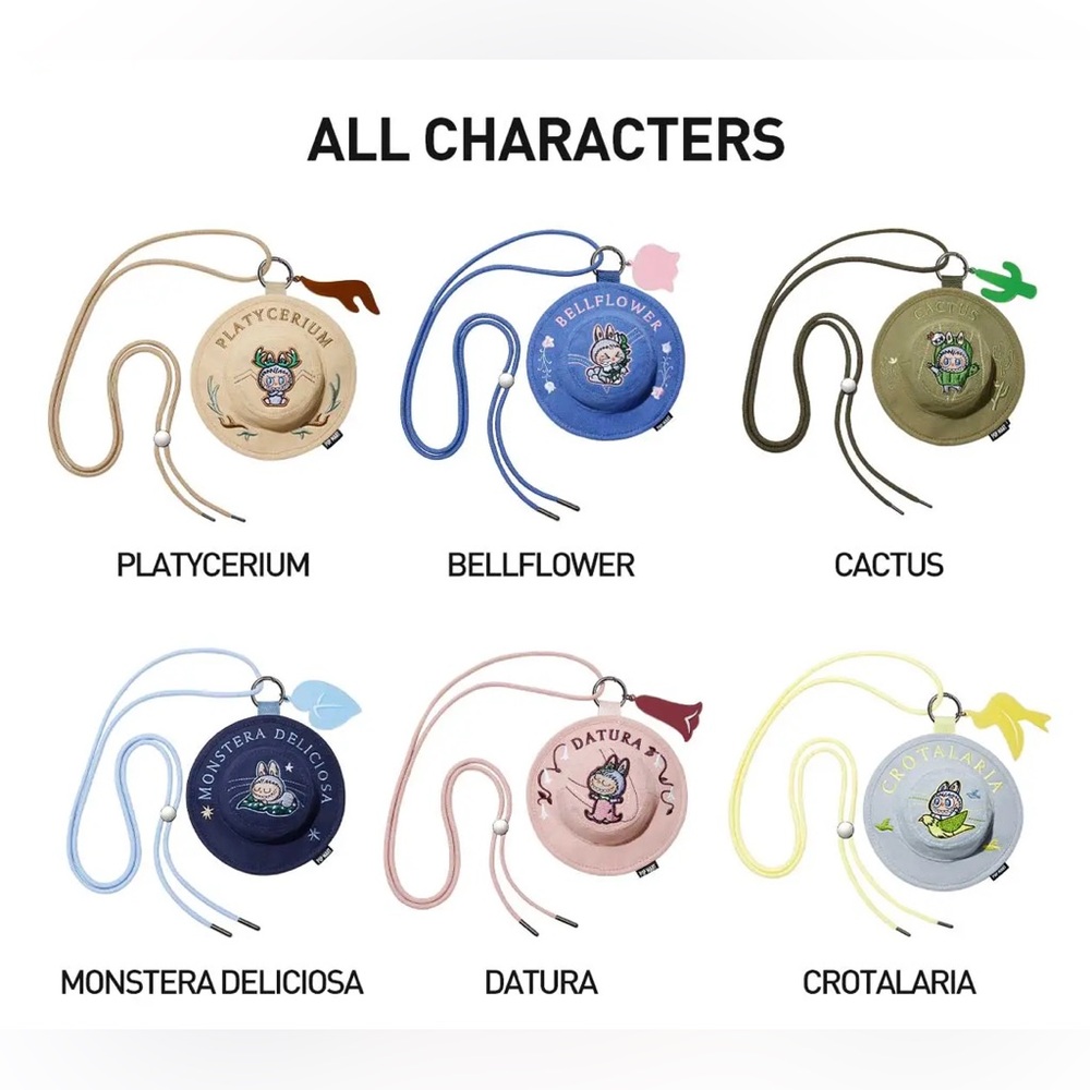 THE MONSTERS FALL IN WILD SERIES-Bucket Hat Mini Bag BIind Box - PLATYCERIUM - Picture 2 of 8